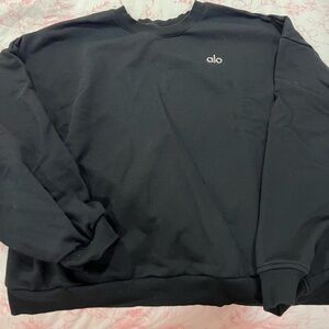 ALO Yoga Black Crewneck